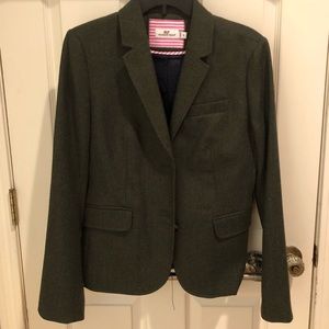 Wool Riding Blazer Hunter Green Sz 8